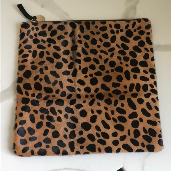 Clare V Handbags - New Clare V Leopard Foldover Clutch